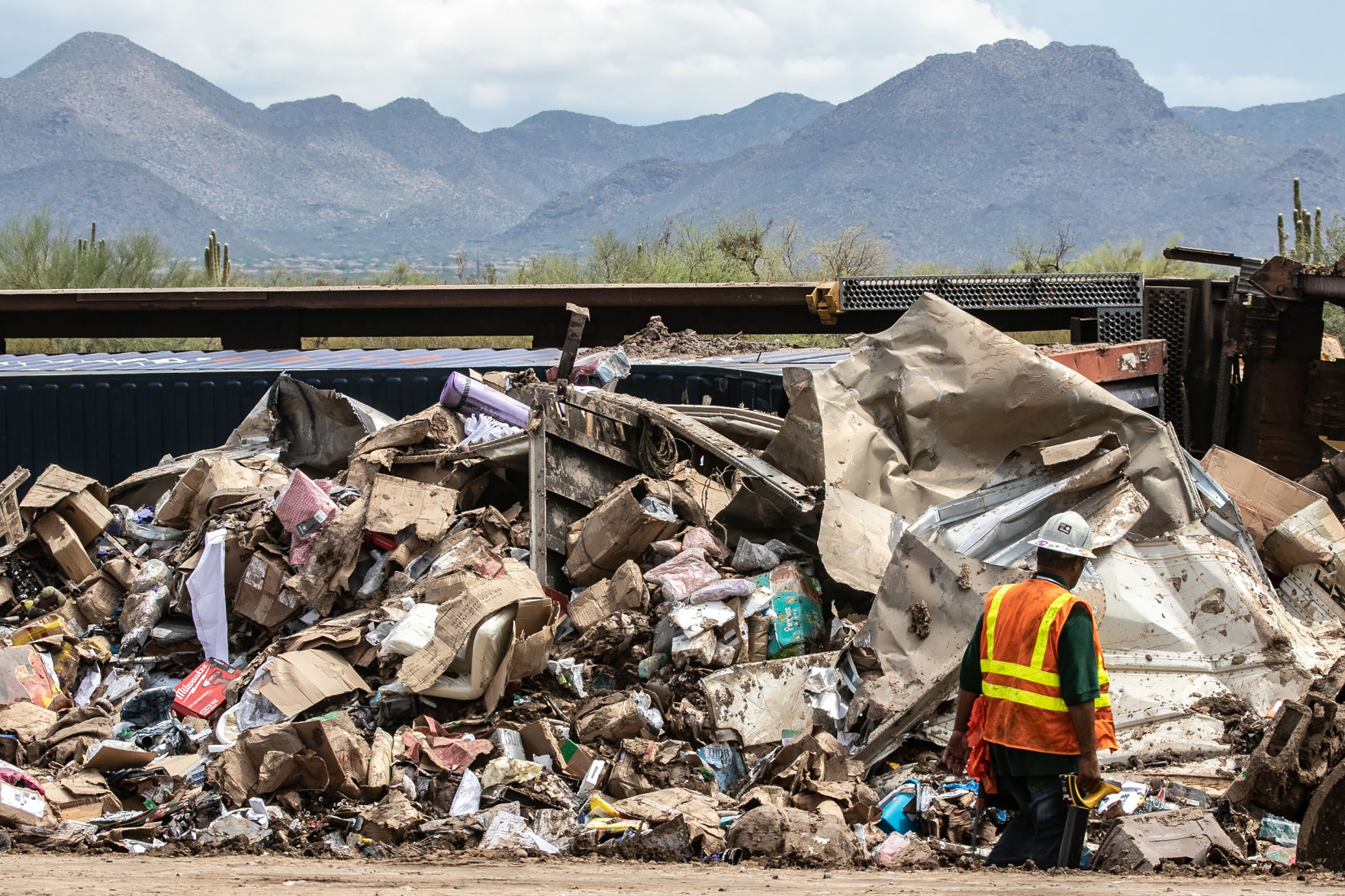 Union Pacific train derailment in Marana